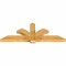 Ekena Millwork Redmond Rough Sawn Timber Gable Bracket, Western Red Cedar, 72"W x 27"H x 4"D x 6"F, 9/12 Pitch GBW072X27X0406RED00RWR - alternate 4